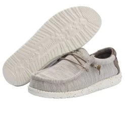 Hey Dude Men's Wally Stretch Comfort Shoe Limestone