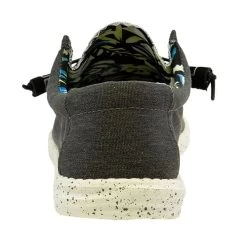 110384900 Hey Dude Men's Wally Stretch Comfort Shoe Black -Cowboy Shop 110384900 4