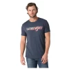 112325750 Wrangler Men's Short Sleeve Logo T-Shirt - Navy Heather