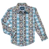 112326347 Wrangler Boys' Checotah Long Sleeve Shirt - Multicolor
