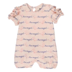 112329295 Wrangler Baby Girl Short Sleeve TRUE COWGIRL Bodysuit - Pink