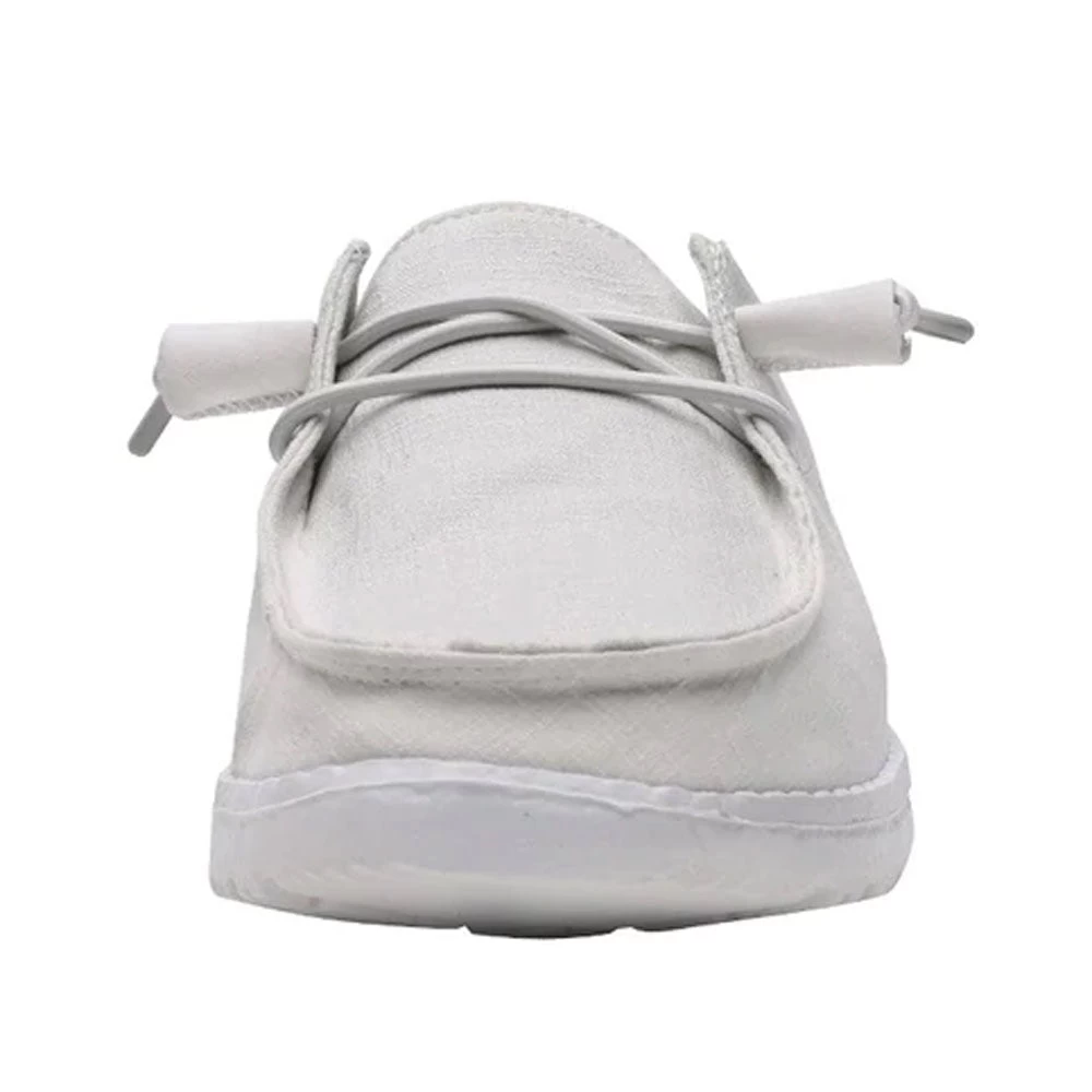 Hey Dude Women's Wendy Shoe Chambray -White Nut 3 Hey Dude Women's Wendy Shoe Chambray -White Nut - Image 3