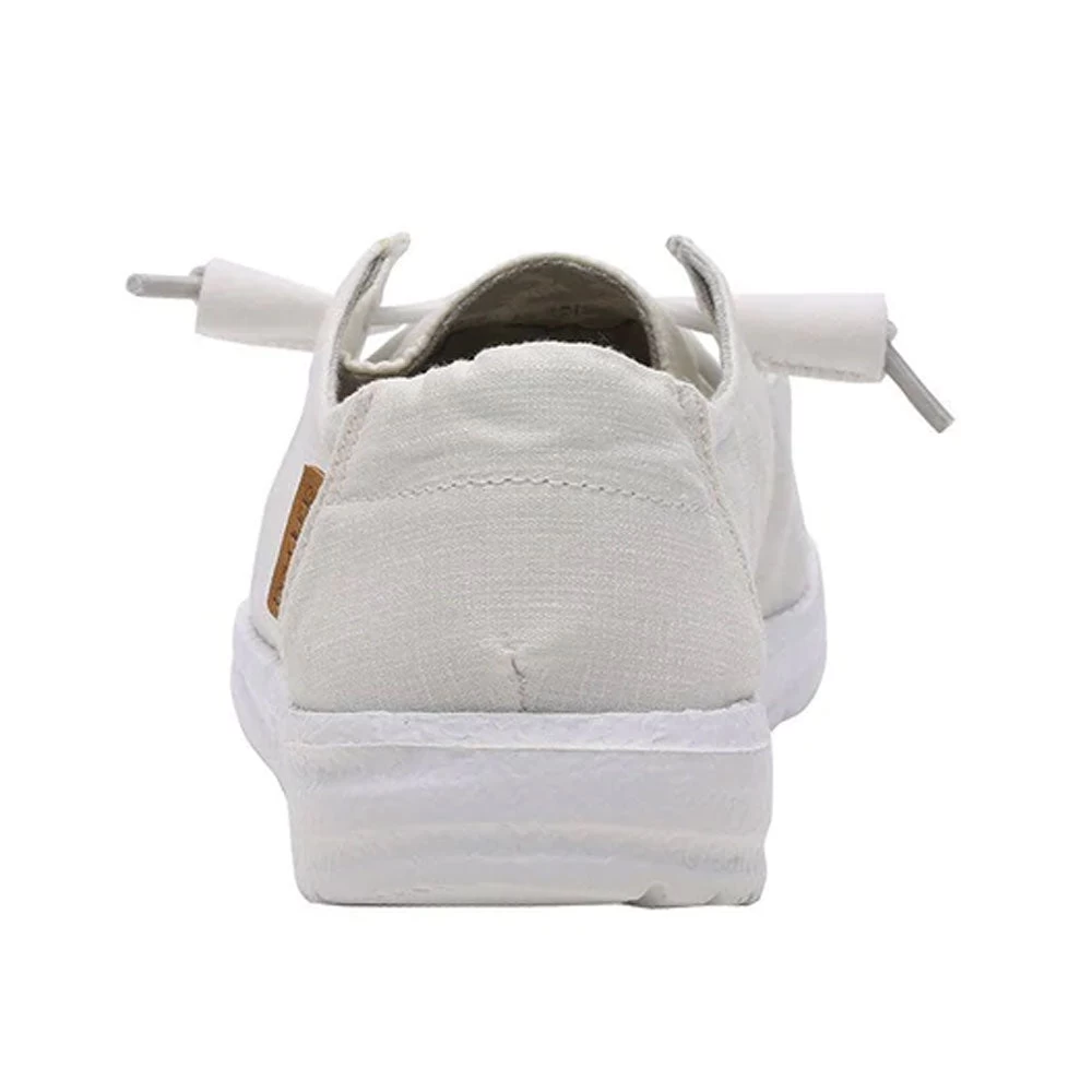 Hey Dude Women's Wendy Shoe Chambray -White Nut 4 Hey Dude Women's Wendy Shoe Chambray -White Nut - Image 4