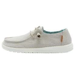 Hey Dude Women's Wendy Chambray Beige Comfort Shoe
