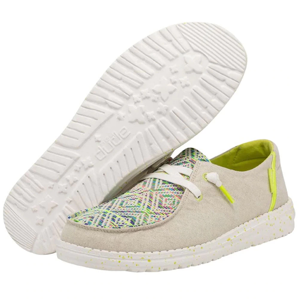 Hey Dude Women's Wendy Comfort Shoe - Playa Fiesta Beach 1 Hey Dude Women's Wendy Comfort Shoe - Playa Fiesta Beach