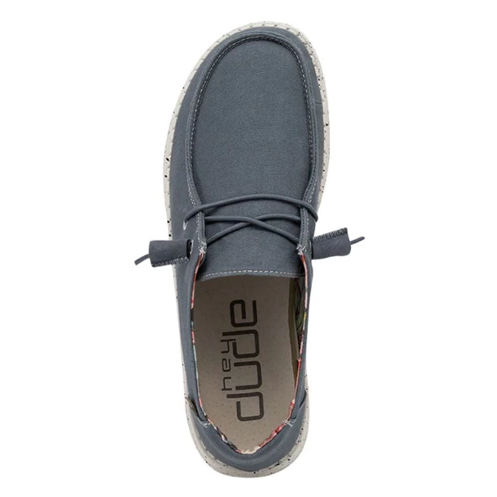 Hey Dude Women's Wendy Classic Comfort Shoe - Sky Blue 3 Hey Dude Women's Wendy Classic Comfort Shoe - Sky Blue - Image 3