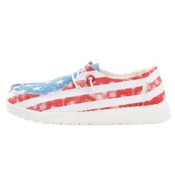 Hey Dude Women's Wendy Comfort Shoe - Star Spangled -Cowboy Shop 121412698 1