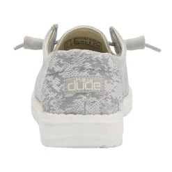 Hey Dude Wendy Stretch Glacial Grey Women's Shoe 8 Hey Dude Wendy Stretch Glacial Grey Women's Shoe -Cowboy Shop 121413220 3