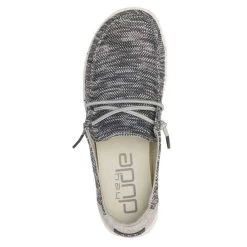 Hey Dude Women's Wendy Sox Shoe - Dark Grey -Cowboy Shop 121923008 3