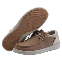 Hey Dude Women's Polly Suede Shoe - Chestnut