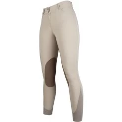 12808 HKM Riding Breeches Silicone Knee Patch Dark Nature Tan -Cowboy Shop 12808 2