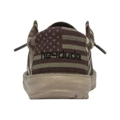 130137037 Hey Dude Youth Shoe Wally Camo Flag -Cowboy Shop 130137037 3