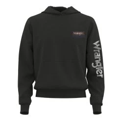 2319258 Wrangler Men's Hoodie - Caviar Heather