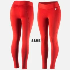 36243 Horze Active Women's Knee Patch Winter Tights Breech -Cowboy Shop 36243 SSRE