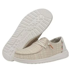 40054-6VK Hey Dude Ladies Wendy Boho Shoes- Embroidery Dust Rose