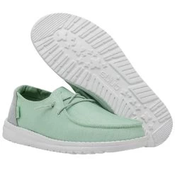 40079-3VA Hey Dude Ladies Wendy Glitter Shoes- Moon Stone