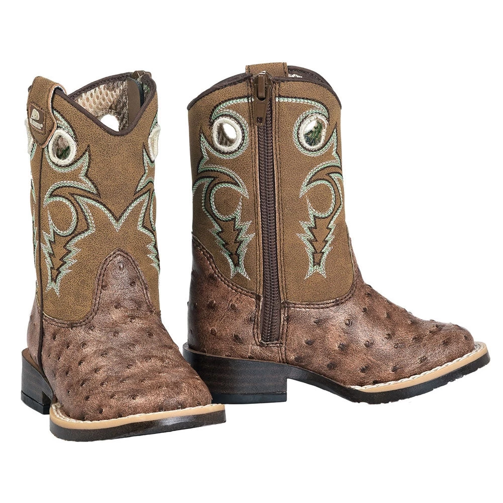 Twister Double Barrel Brant Toddler Square Toe Western Boot 1 Twister Double Barrel Brant Toddler Square Toe Western Boot