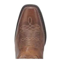 Dan Post 51173 Laredo Ladies Feather Love Leather Boot- Tan With Feather Embroidery -Cowboy Shop 51173 3