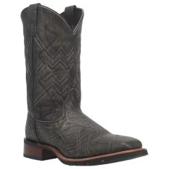 Dan Post 7927 Laredo Men's Charcoal Black Axel Square Toe Western Cowboy Boot