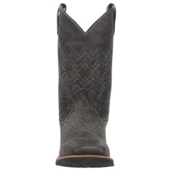 Dan Post 7927 Laredo Men's Charcoal Black Axel Square Toe Western Cowboy Boot -Cowboy Shop 7927 2