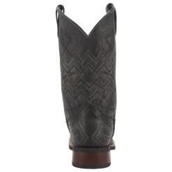 Dan Post 7927 Laredo Men's Charcoal Black Axel Square Toe Western Cowboy Boot -Cowboy Shop 7927 3