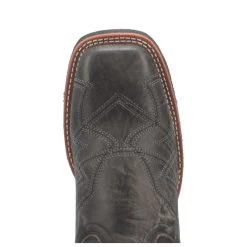 Dan Post 7927 Laredo Men's Charcoal Black Axel Square Toe Western Cowboy Boot -Cowboy Shop 7927 4