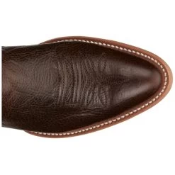 CJ4000 Justin Women's Rosey Espresso Cowhide Cowboy Boot -Cowboy Shop CJ4000 2