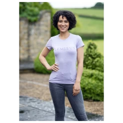 My LeMieux Ladies Classic Love T-Shirt - Spring 2023 Colors! -Cowboy Shop ClassicLove Wisteria