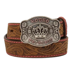 D130002034 Angel Ranch Rodeo Princess Buckle Belt