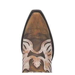 DP4359 Dan Post Women's Ndulgence Snip Toe Brown Leather Western Cowboy Boots 6 DP4359 Dan Post Women's Ndulgence Snip Toe Brown Leather Western Cowboy Boots -Cowboy Shop DP4359 2