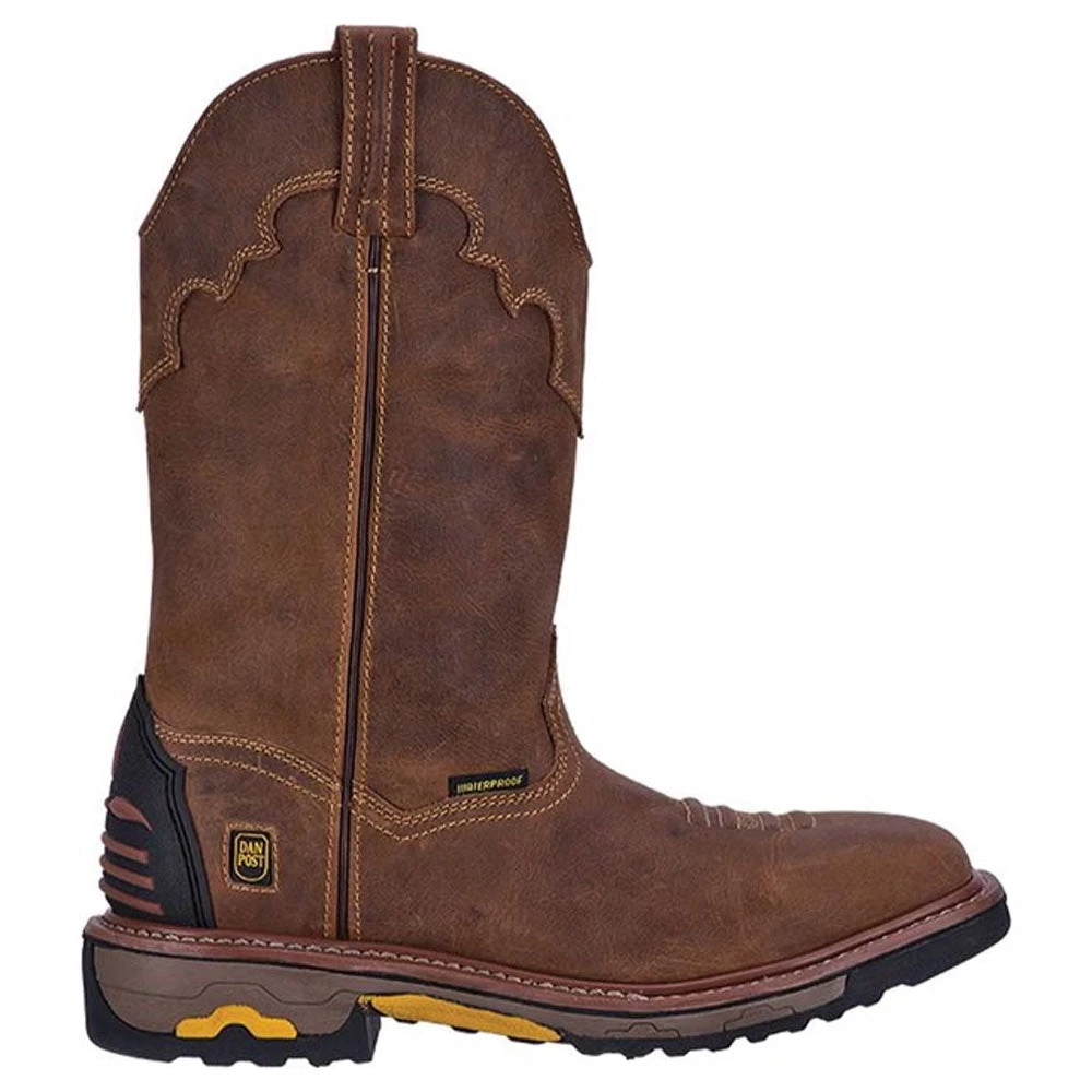 DP69402 Men's Dan Post Blayde Waterproof Western Cowboy Boot - Saddle Tan 2 DP69402 Men's Dan Post Blayde Waterproof Western Cowboy Boot - Saddle Tan - Image 2