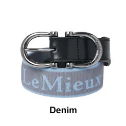 LeMieux Women's Elasticated Belt -Cowboy Shop EBelt Denim