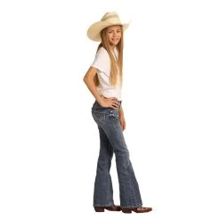 G5-9788 Rock & Roll Cowgirl Girls Bootcut Jeans -Cowboy Shop G5 9788 2