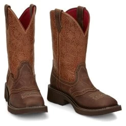 GY9530 Justin Ladies Gypsy Starlina Cowboy Boot - Tan