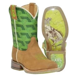 14-018-0101-5007 Tin Haul Kids Bronc Sole Cowboy Boot