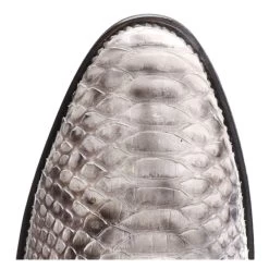 L5685 Circle G By Corral Men's Natural Python With Black Top Round Toe Western Boots -Cowboy Shop L5685 2