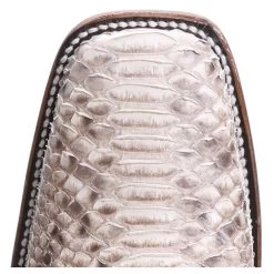 L5740 Circle G By Corral Men's Natural Brown Python Wide Square Toe Western Boots -Cowboy Shop L5740 2