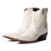 L5916 Corral Ladies Pearl Embroidery With Zipper Ankle Western Boots