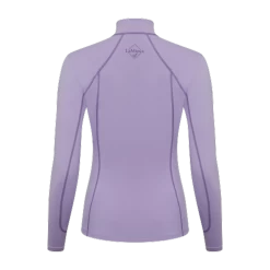 My LeMieux Ladies Base Layer Quarter Zip Long Sleeve Shirt - Spring 2023 Colors! -Cowboy Shop LSBaseLayer Wisteria 1