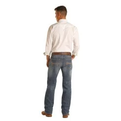 M1P2772 Rock & Roll Denim Men's Reflex Pistol Straight Leg Jeans