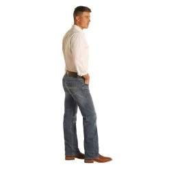 M1P2772 Rock & Roll Denim Men's Reflex Pistol Straight Leg Jeans -Cowboy Shop M1P2772 2