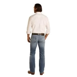 M1P9858 Rock & Roll Denim Men's Reflex Pistol Straight Leg Jeans