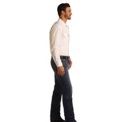 M1R4248 Rock & Roll Cowboy Men's Reflex Revolver Slim FIt Jean Denim -Cowboy Shop M1R4248 2