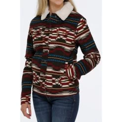 MAJ9878005 Cinch Women's Corduroy Trucker Jacket - Southwest Print -Cowboy Shop MAJ9878005 2