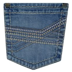 MRS47RM Wrangler Rock 47 Men's Slim Fit Straight Leg Jean - Remix -Cowboy Shop MRS47RM 2