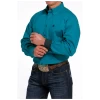 MTW1105497 Cinch Men's Long Western Shirt -Teal