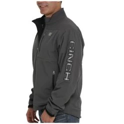 MWJ1567002 Cinch Men's Bonded Jacket - Gray -Cowboy Shop MWJ1567002 2