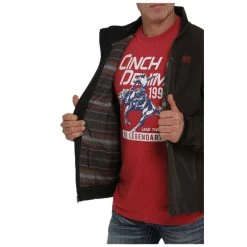 MWJ1567003 Cinch Men's Bonded Jacket - Brown -Cowboy Shop MWJ1567003 2