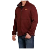 MWJ1584001 Cinch Men's Sweater Jacket - Burgundy