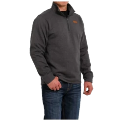 MWK1080009 Cinch Men's 1/4 Zip Pullover - Charcoal